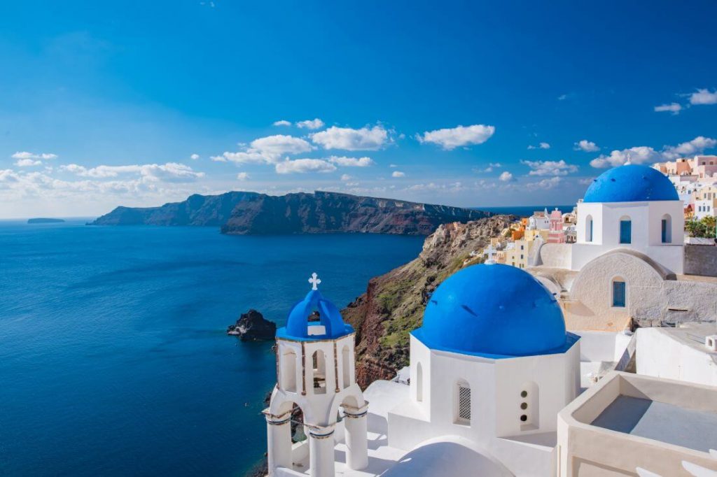 Vue Eglise Santorin